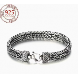 스털링 실버 925 남성용 팔찌