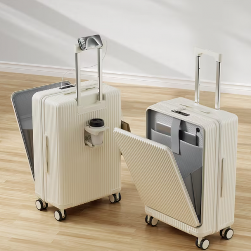 Naviconvex 프론트 클로저 PC 캐리어 – 360° 저소음 바퀴