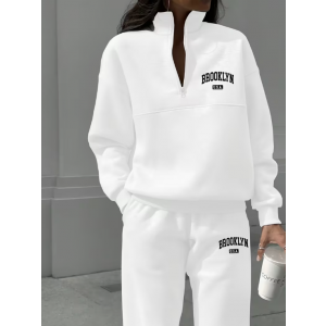 루즈핏 스웨트셔츠 투피스 세트