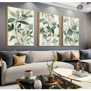 3피스 2D 플랫 장식 그림