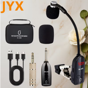 JYX 최신 고품질 UHF 무선 악기 마이크 시스템