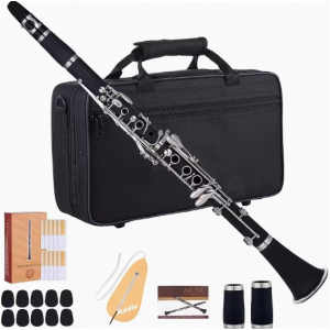 니켈 도금 키가 있는 전문 B 클라리넷