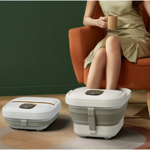 접이식 휴대용 페디큐어 풋 스파 욕조 마사지기