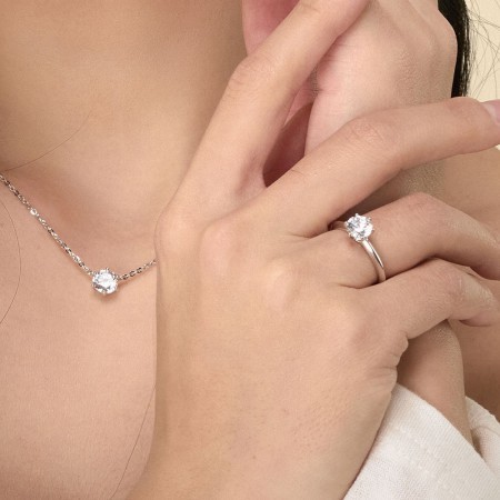 1캐럿 모이사나이트 반지